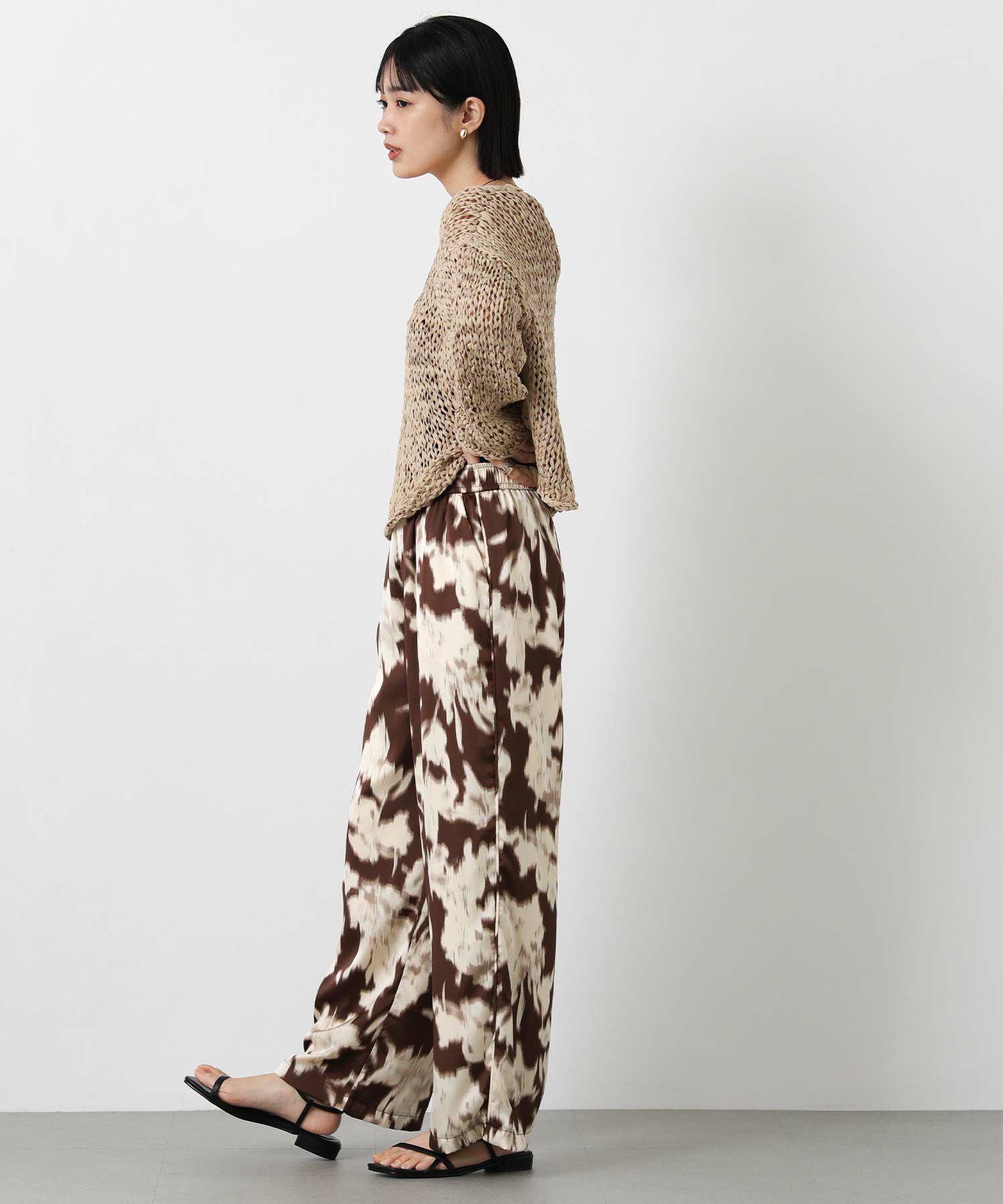 Gready Brilliantぼかしフラワーワイドパンツ | SEKIMIKI Online