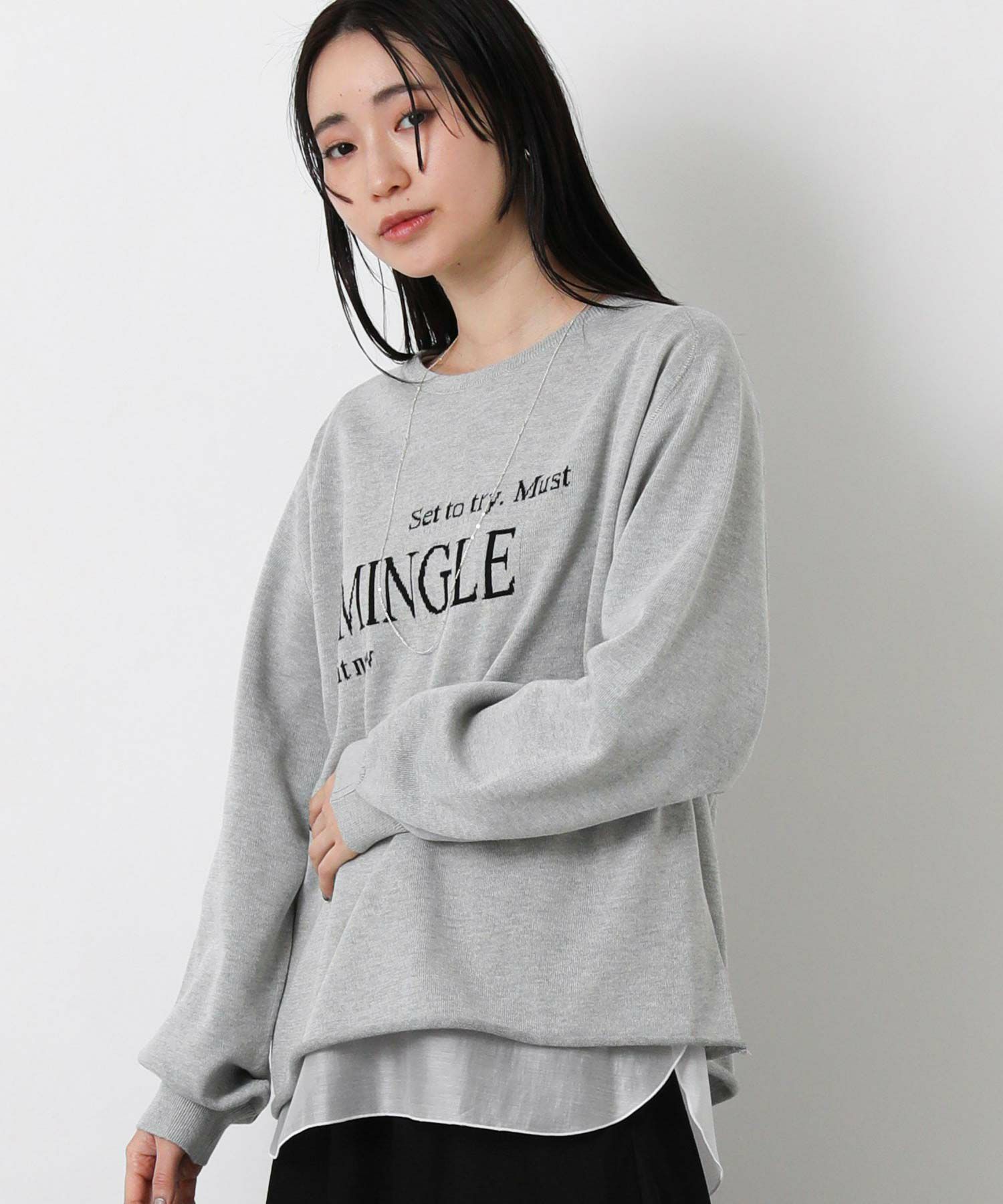 グレー×ブラック