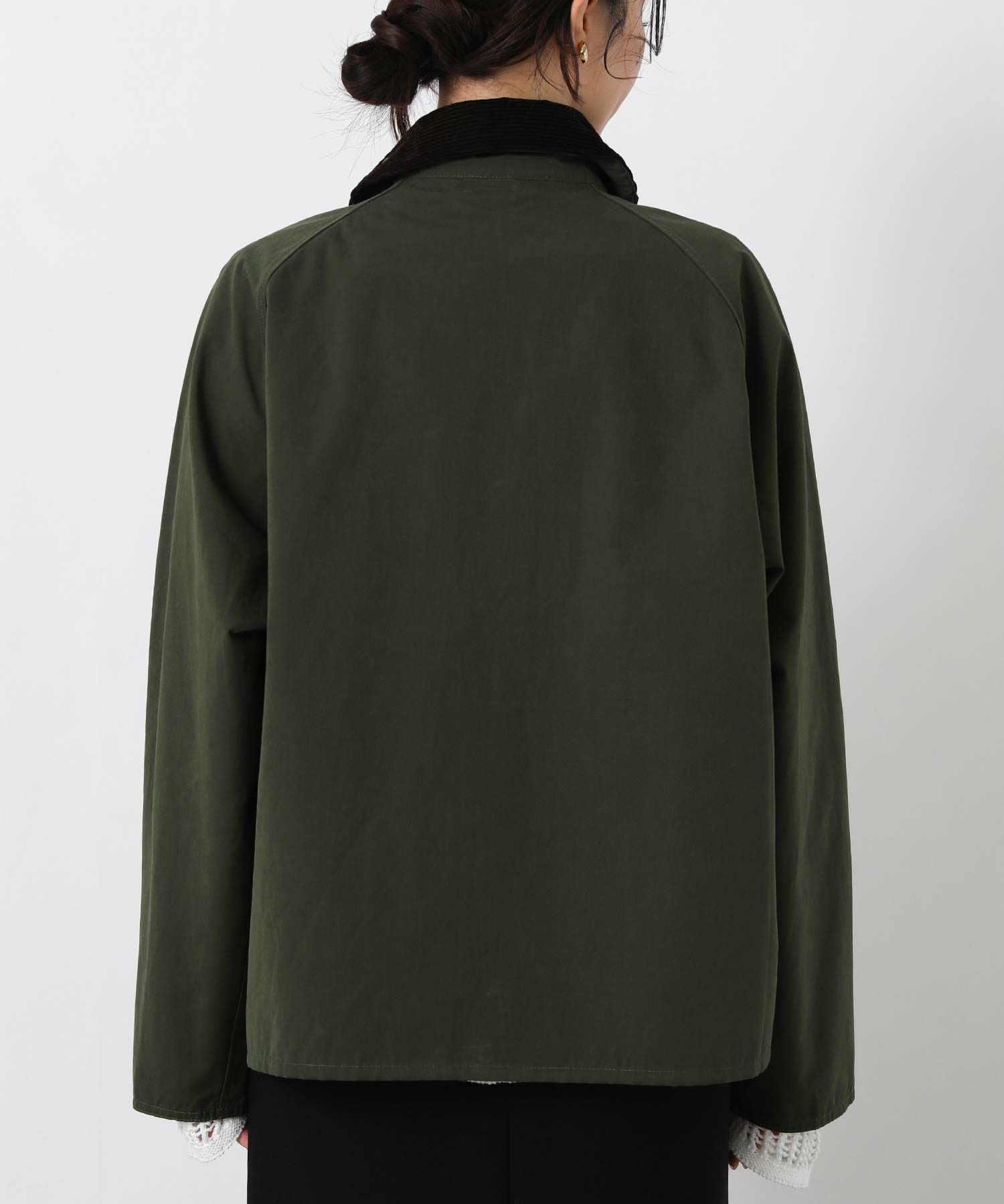 Gready BrilliantBarbourステンカラージャケットKH