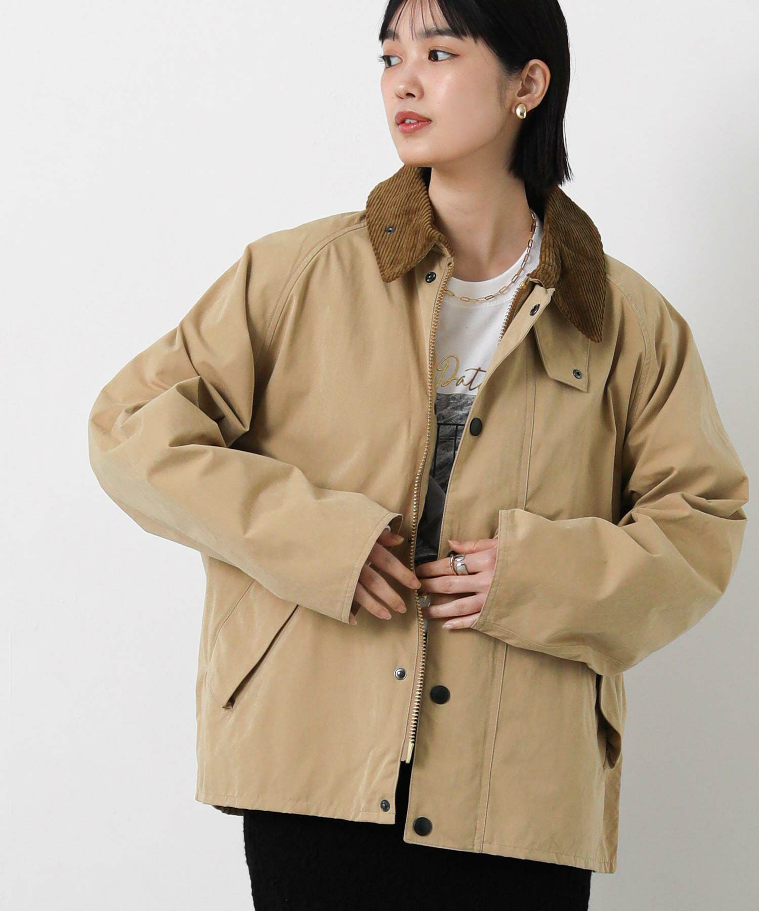 Gready BrilliantBarbourステンカラージャケットBE