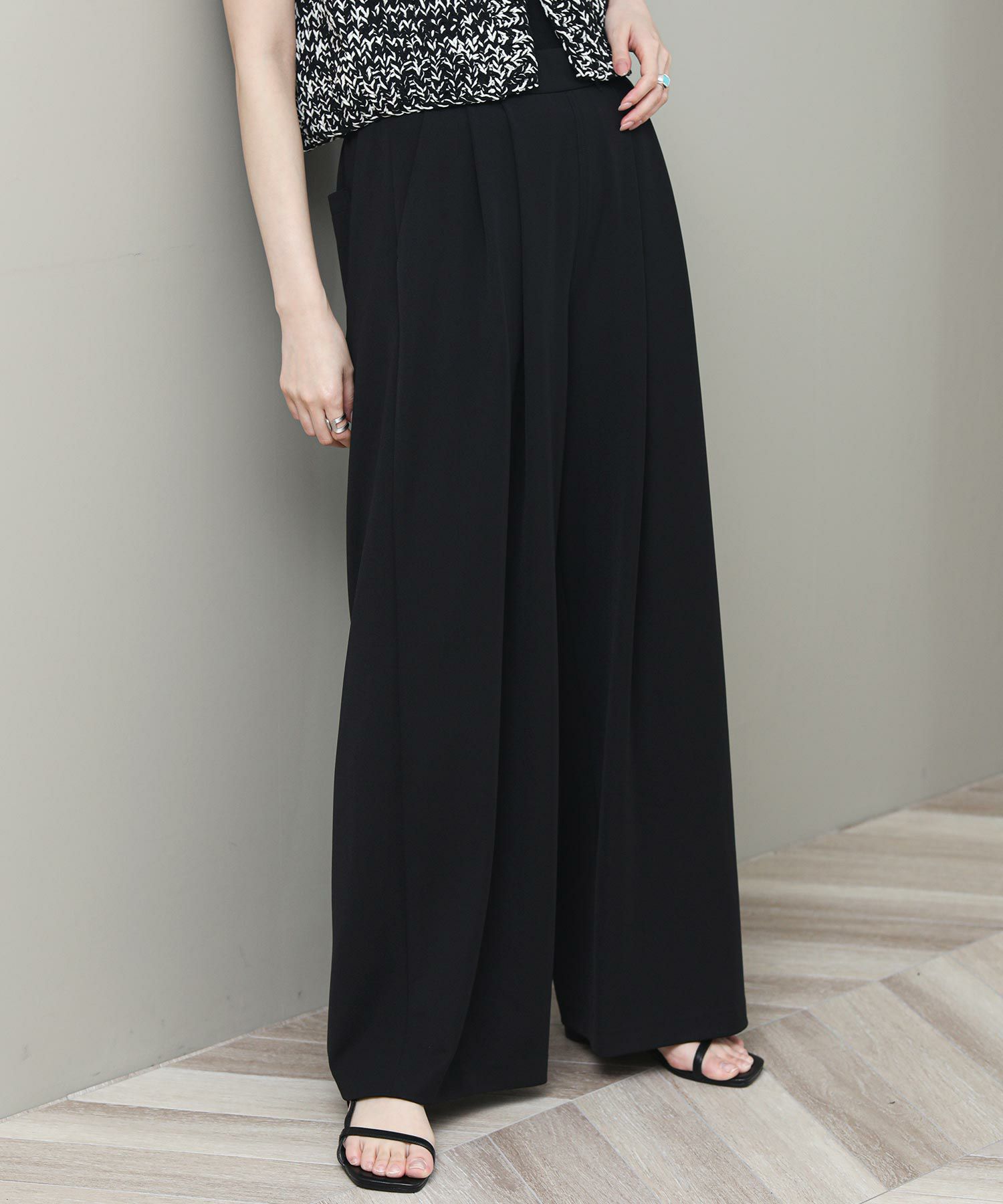 The rejoice2タックワイドパンツ | SEKIMIKI Online