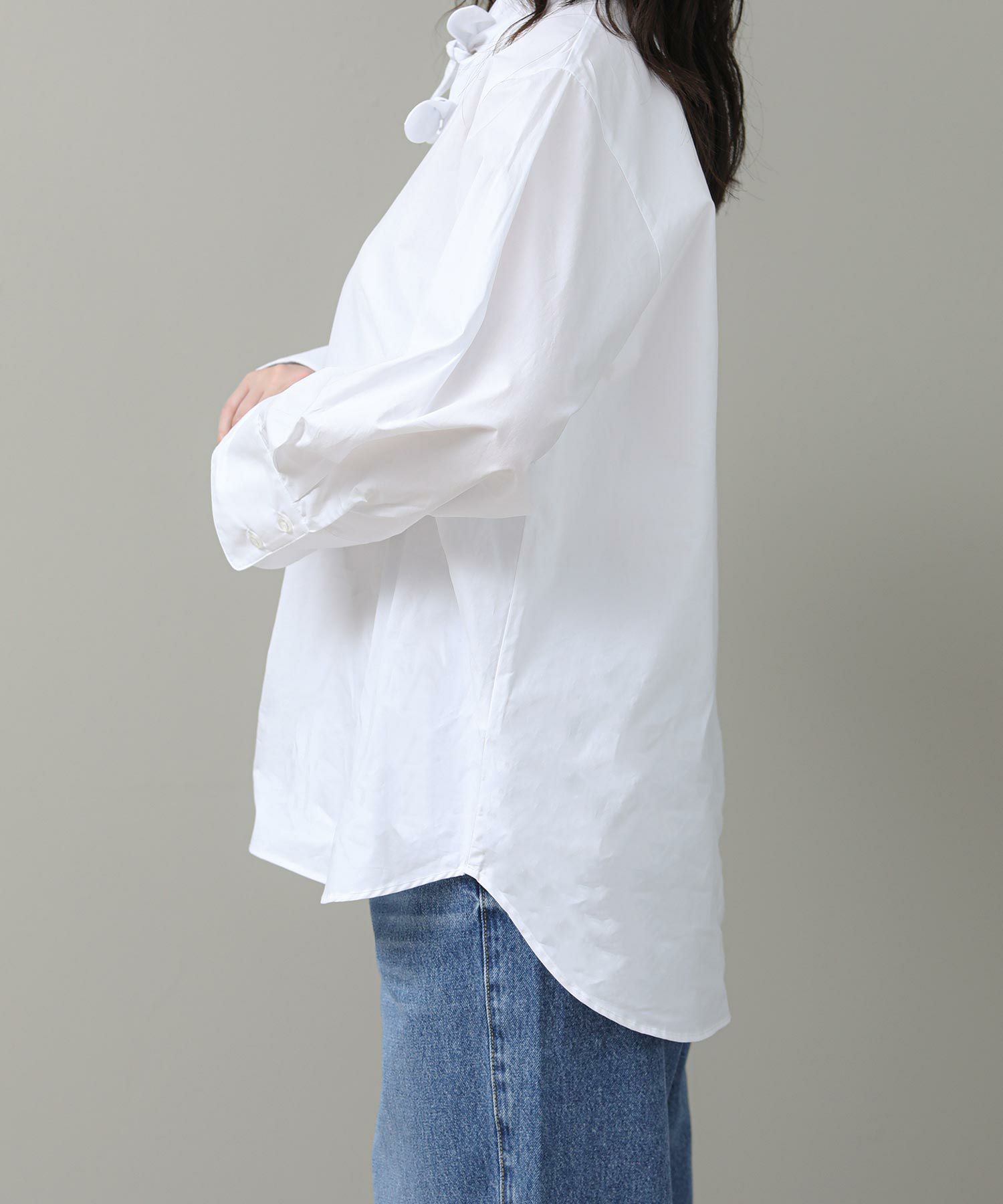 The rejoiceダブルボウデザインシャツ【MANOF】 | SEKIMIKI Online