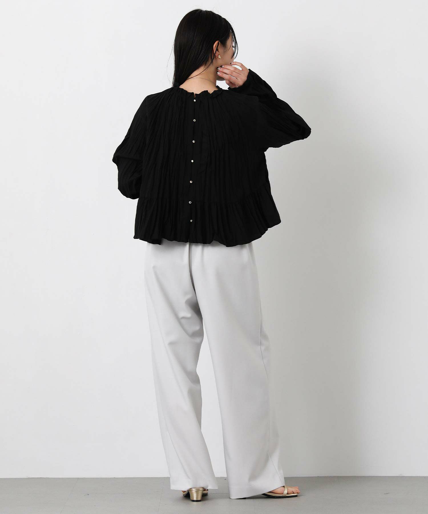 Gready Brilliantクリアトロタックワイドパンツ | SEKIMIKI Online