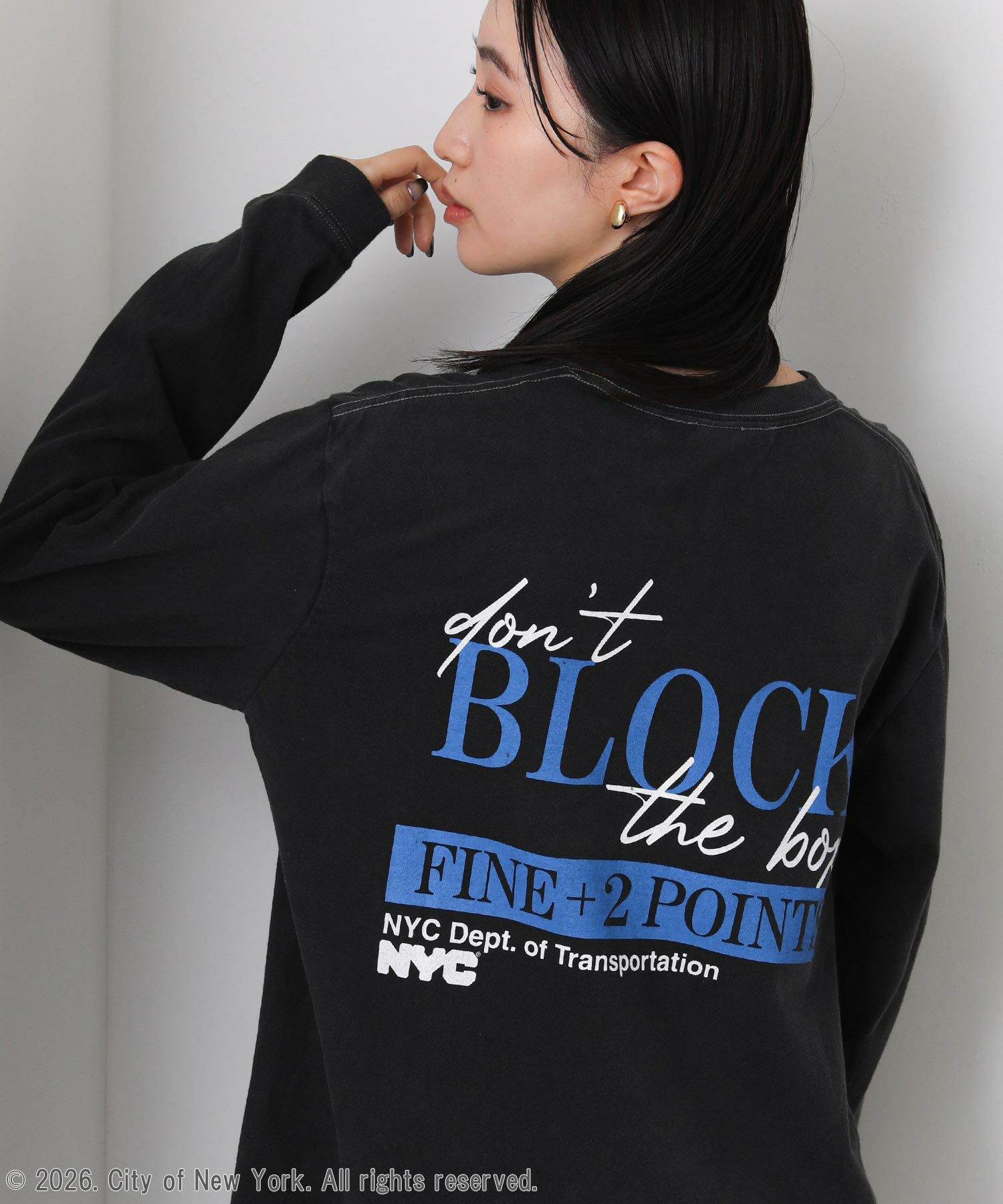 GOOD ROCK SPEED NYC_ブルーロゴロンT