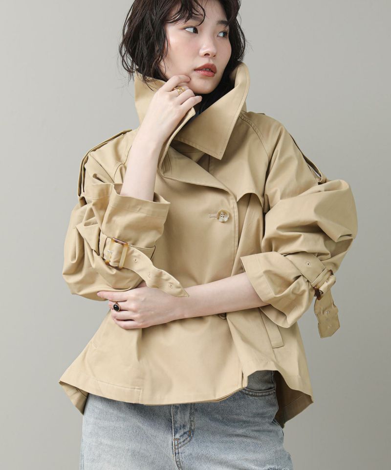 The rejoiceスタンドショートトレンチ | SEKIMIKI Online