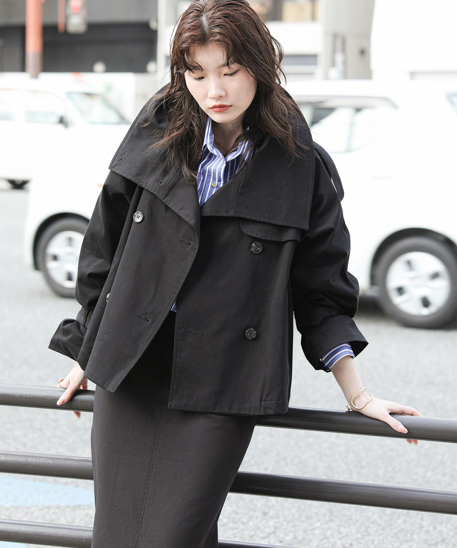 The rejoiceスタンドショートトレンチ | SEKIMIKI Online