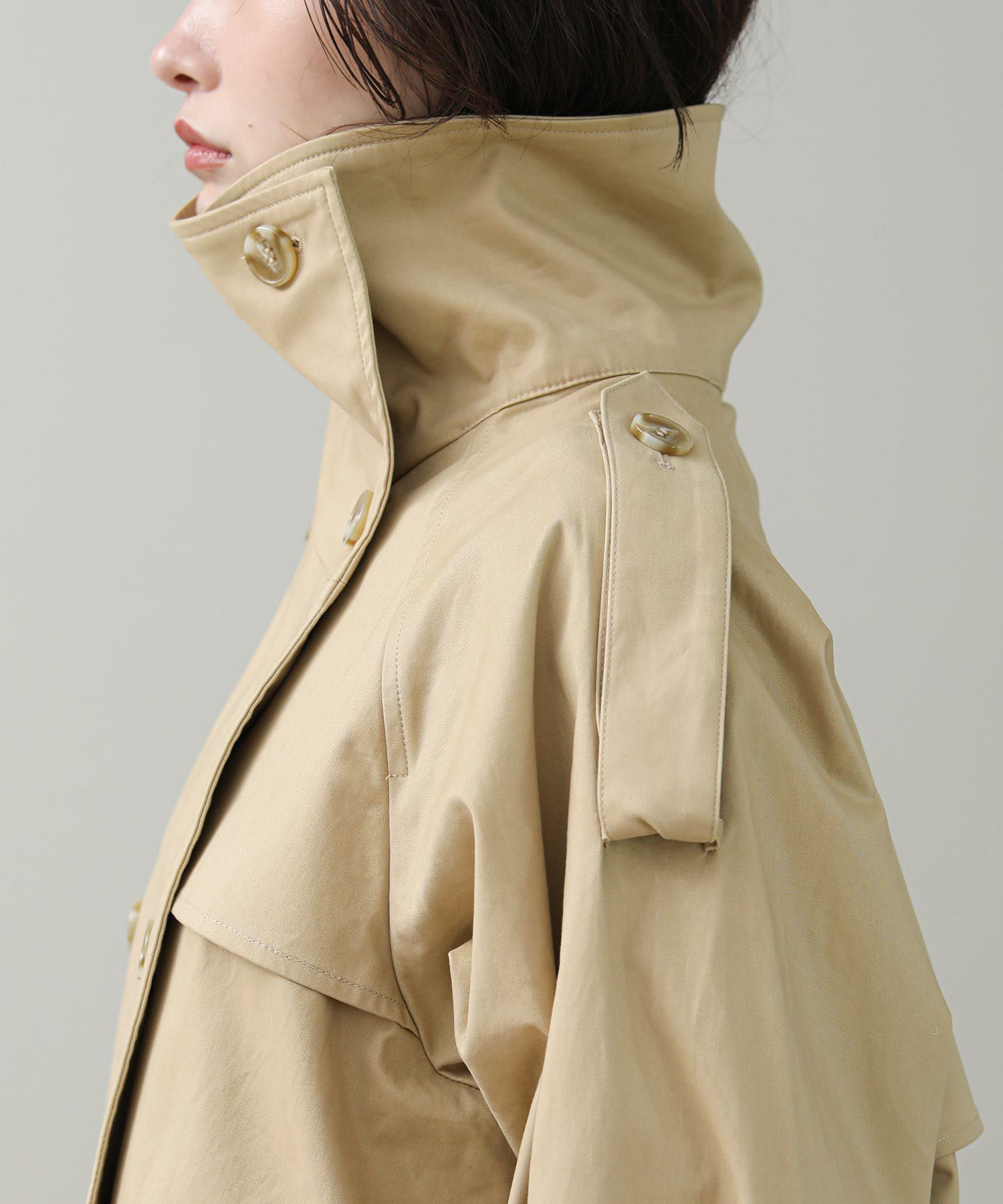 The rejoiceスタンドショートトレンチ | SEKIMIKI Online