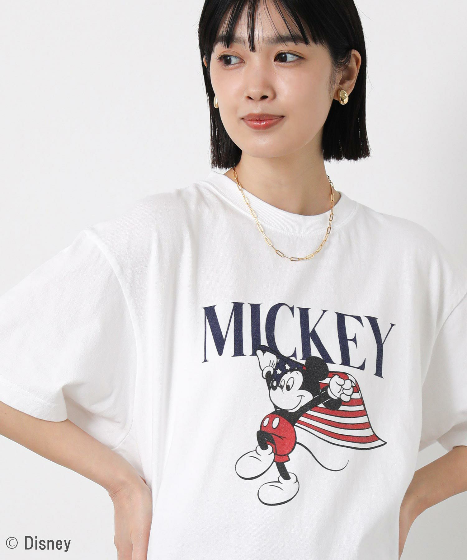 Gready BrilliantMICKEYフラッグTシャツ | SEKIMIKI Online