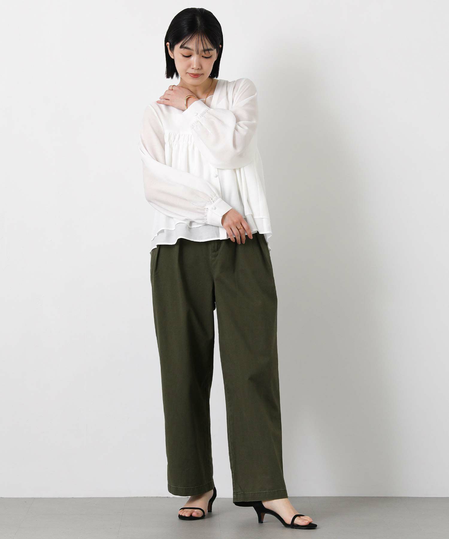 model:161cm　size：36